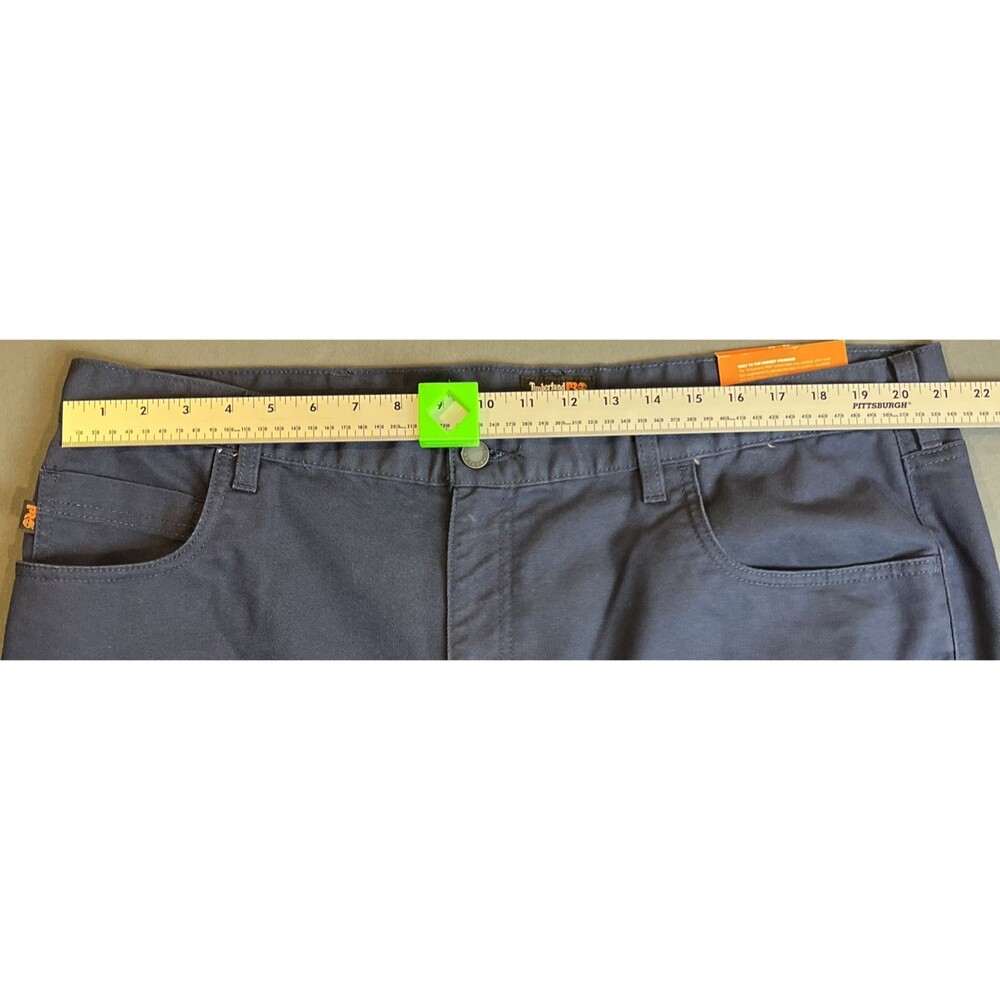 Timberland Pro Straight Fit 8-Series Flex Canvas Blue Work Pant  42x32 NWT - Picture 4 of 6